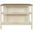 45-Inch Solid Wood Kitchen Island Butcher Block Top Farmhouse Stationary 2 Open Shelves Small Storage Walnut/Cream White