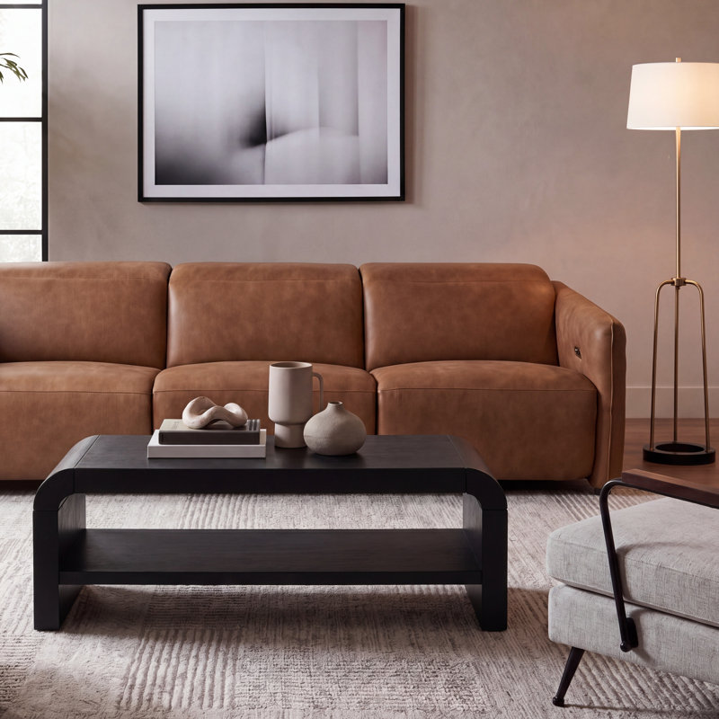 Atalanta 1-Shelf Coffee Table, Noir, noir, noir, noir