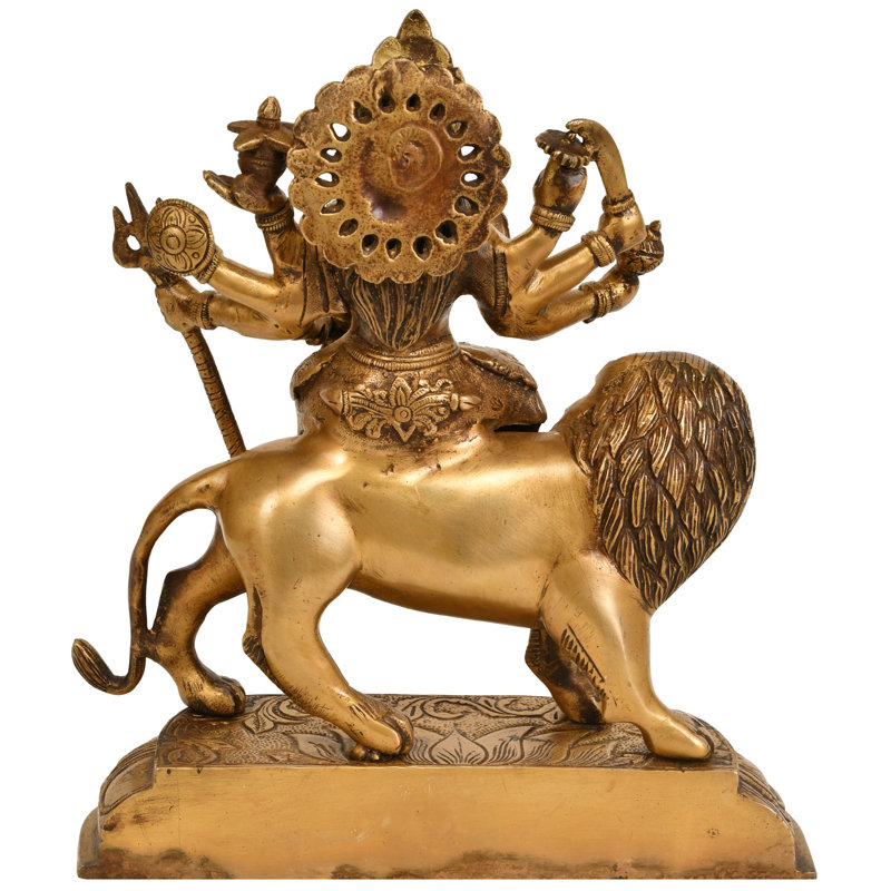 Religious & Spiritual Statue, Natural Brass