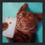 «Dog Selfie» par Lucia Heffernan - Peinture-1325614681-1325614680