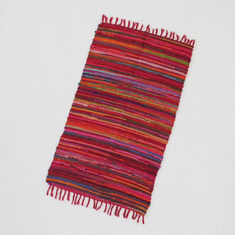Multicoloured Recycled Rag Rug