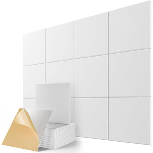 Acoustic Panels 12-Pack Soundproof Wall Panels 12"X12"X0.4" Sound Panels High Density Sound Dampening Panels (Set of 12)