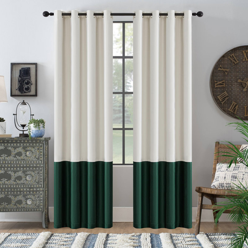100% Full Blackout Velvet Curtains,2 Panels, 52" W x 84" L