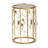 Kountz Mirrored Glass Top End Table