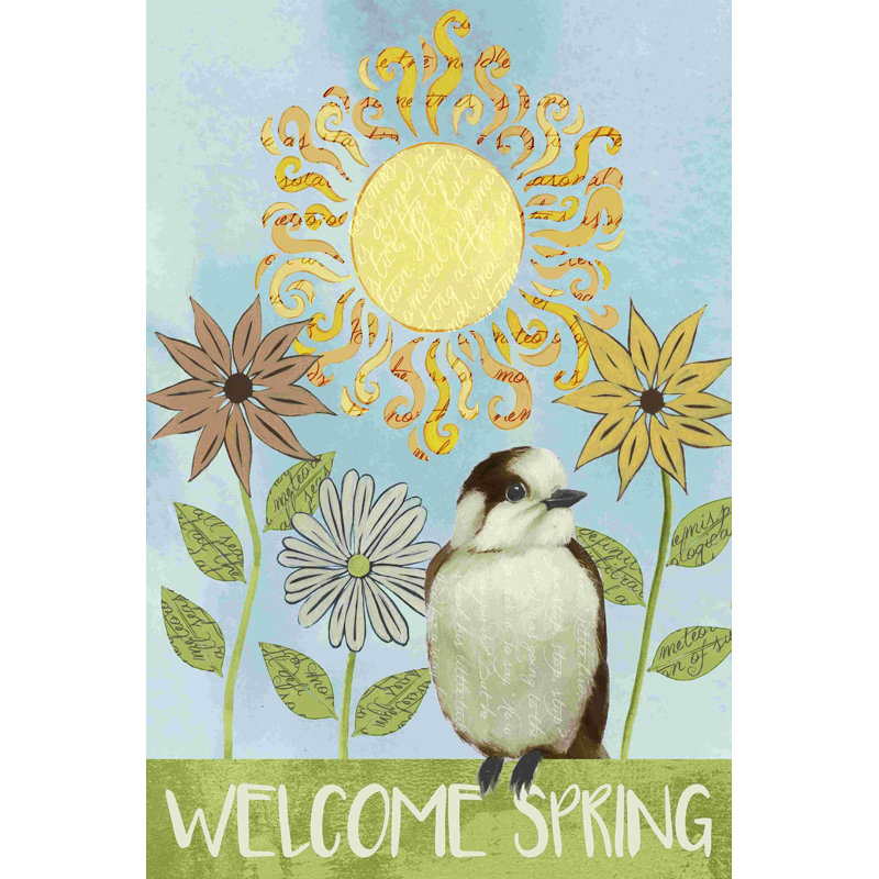 «Spring Welcome I», L 20 po x H 30 po x P 1,25 po