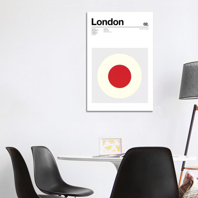 London 1 Piece Wall Art on Canvas