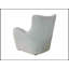 Chaise d'appoint pivotante en tissu de couleur zinc avec sièges confortables et design polyvalent pour les espaces modernes et traditionnels