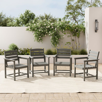  Chaise en PEHD (ensemble de 4)