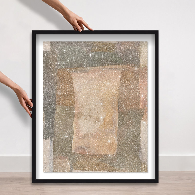 Rugged Roots Shadowbox Abstract Print by Oliver Gal, Black Frame, 16 x 20, 37.5"H x 31.5"W, Black Frame