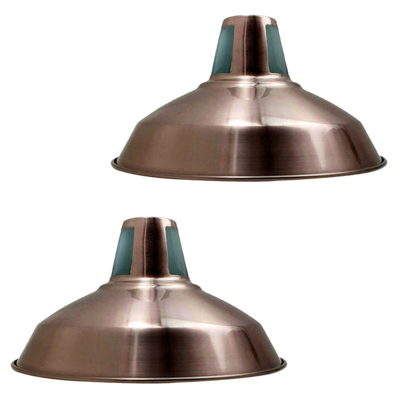 Alkis 16 cm H Bowl Lamp Shade ( Uno ), Copper