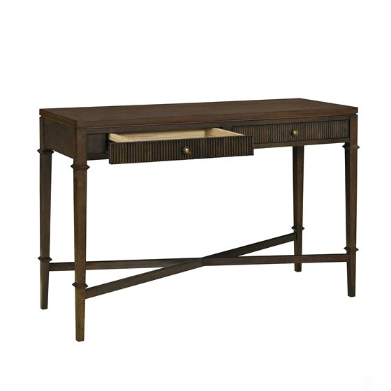 Fluted 3-Drawer Storage Console Table