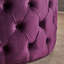 Velours fuchsia moderne avec accoudoirs luxueux