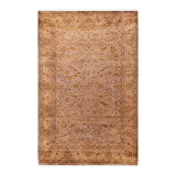 Fine Vibrance One-of-a-Kind 4' 2" X 6' 5" Hand Knotted Area Rug