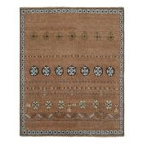 Burano Hand Knotted Wool Geometric Area Rug
