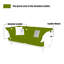 Causeuse-coussin standard en cuir véritable vert-1378698459-1378698456