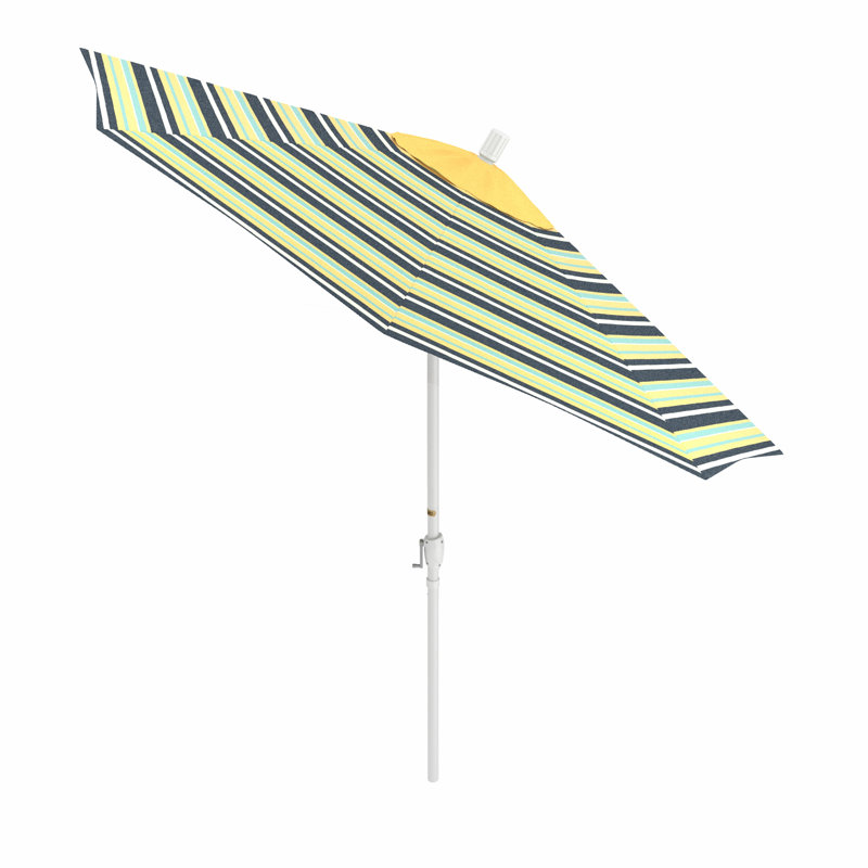 Parasol de marché 9 pi Junerose, Captiva Admiral - Pacifica Premium, Blanc mat