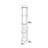 Elegant Walnut Floor Lamp, 59.1 inches Tall | Craft Paper & MDF Body, 17 cm Cap Diameter & 32.3 inches Cap Height | 1 x E27 Max 40W Socket (Bulb Not Included) | Stylish Lighting for Modern Living Spaces, IP20 Rated-791398298