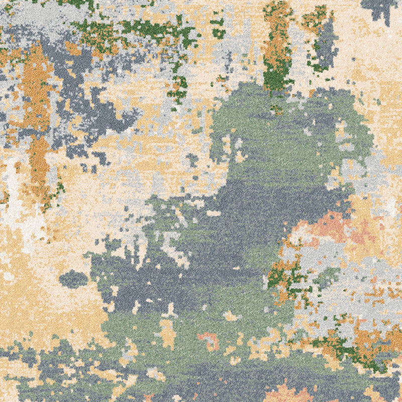 Tapis de couloir couleur aquarelle