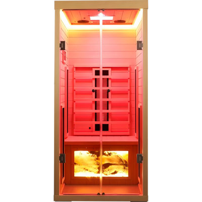 One person hemlock sauna
