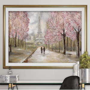 Paris Stroll - Picture Framed Print *similar to stock photo* 