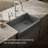Whitehaven Self-Trimming 36" L x 22" W Farmhouse Kitchen Sink-7354155