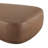 Adna 26.5" Genuine Leather Triangular Upholstered Ottoman-116354949