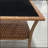 Side Table, Outdoor End Table With Storage Shelf, Aluminum Frame, Tempered Glass Top, Weather-Resistant Design-808251608