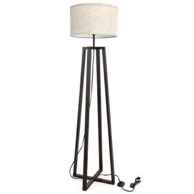 156cm Powder Coated Tripod Floor Lamp
