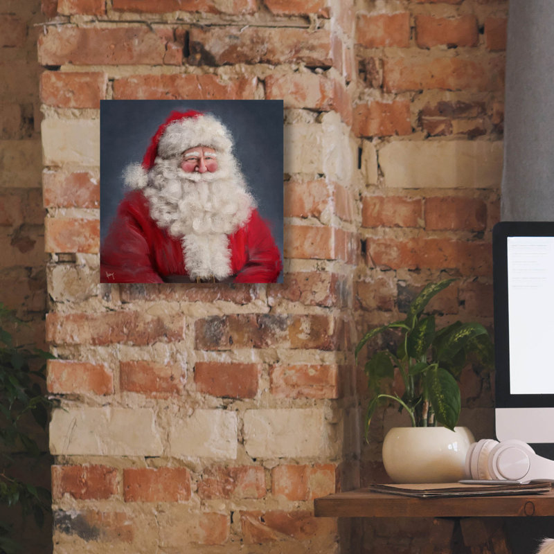 «Christmas Cheer» par Ashley Bradley, art mural, H 12 po x l 12 po