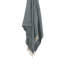 Jeté géométrique tissé en coton bleu marine 50 po x 60 po avec franges
