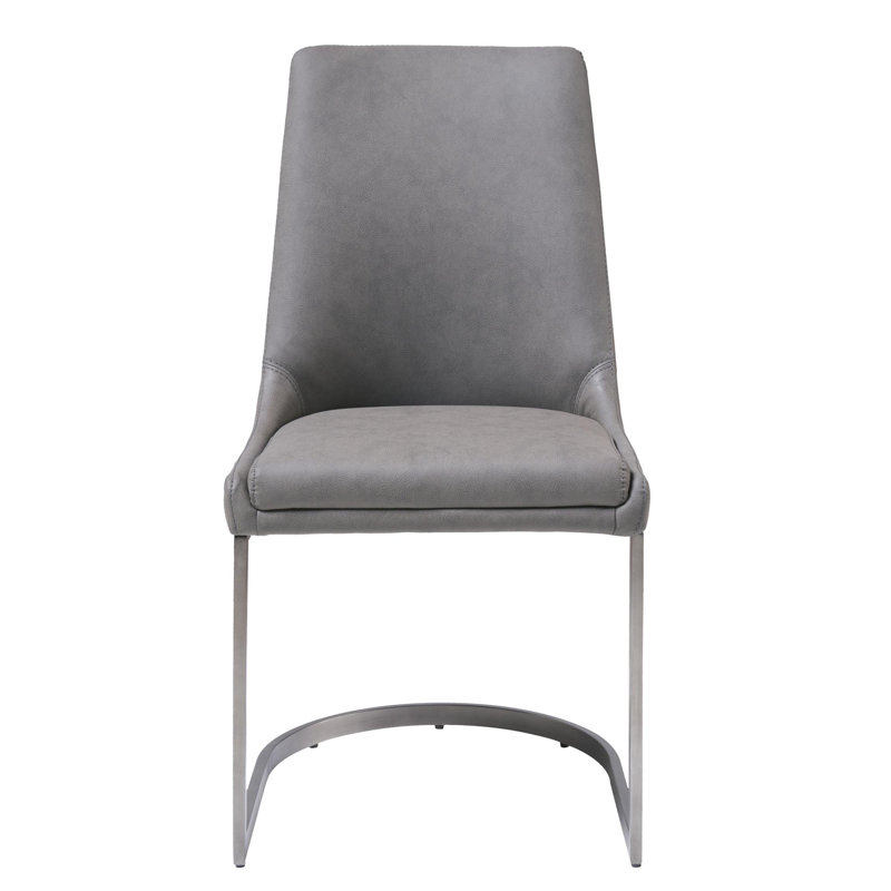 Oshaughnessy Faux Leather Upholstered Side Chair