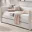 Luxueux lit de jour moderne gigogne escamotable capitonné 1 pièce-336700109-336700144