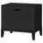 Mason Black 2-Drawer Nightstand