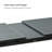 Heck 9 Pieces Extendable Outdoor Patio Dining Set For Eight Person, Powder Coating Aluminum-1658408629