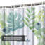 Rideau de douche vert avec 12 crochets Watercolor Invitations-1870036984