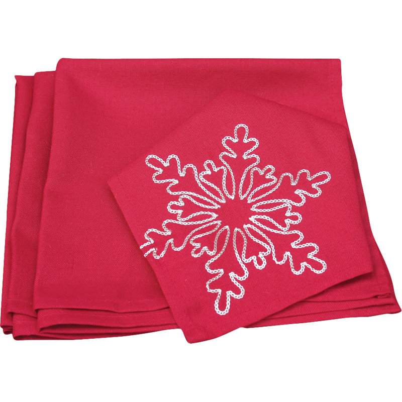 Adyn Polyester Embroidered Square Napkin