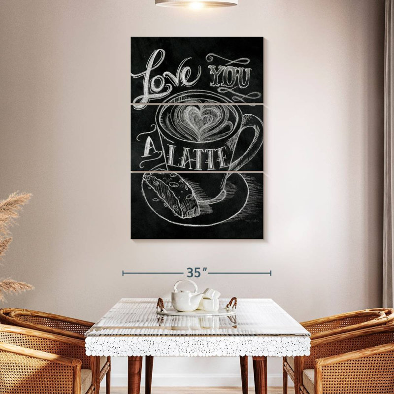 Tergel Love You A Latte I, H 50 po x l 32 po