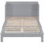 Élégant lit gris avec tiroirs spacieux et fonction - Élégante chambre à coucher offrant de nombreuses options de mise à niveau. Maximise la surface de la pièce. Permet de ranger différents articles. Design chic. Option de charge. Simple-725553939-725553936