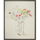 Flowers For Tillie Print by Robert Robinson