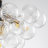 Semi - Flush Ceiling Light Fixtures, Clear Ribbed Texture Glass Balls Shade - 24" X 18"-1904014718