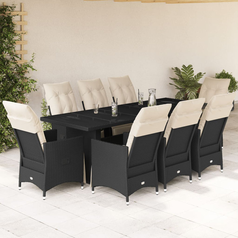 Ensemble bistro, Gris, 8, Gris