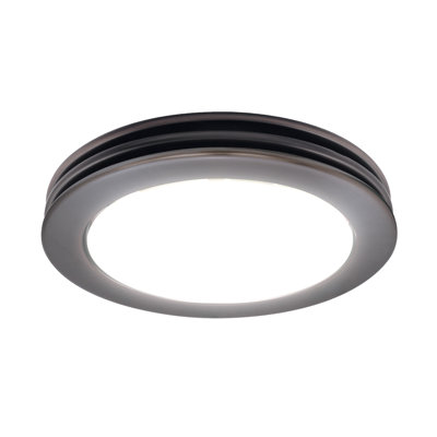 80 CFM Bathroom Fan with LED Light Round Ceiling Exhaust Ventilation Fan