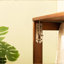 Bureau pliant en bambou, bureau d'ordinateur peu encombrant pour petits espaces, table d'étude pliable pour chambre à coucher, bureau personnel, dortoir, appartement (brun)-909923481