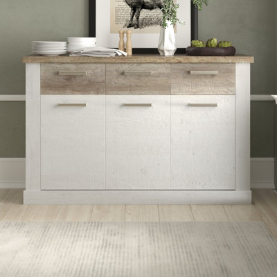 Nuzzo 140.8Cm Wide 3 Drawer Sideboard