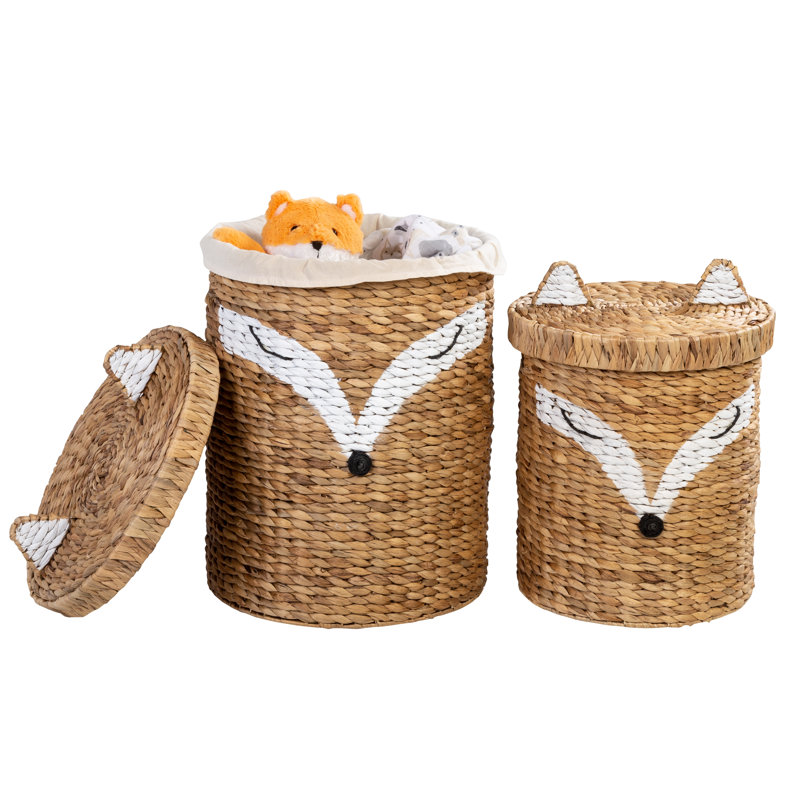 Ensemble de 2 paniers en osier