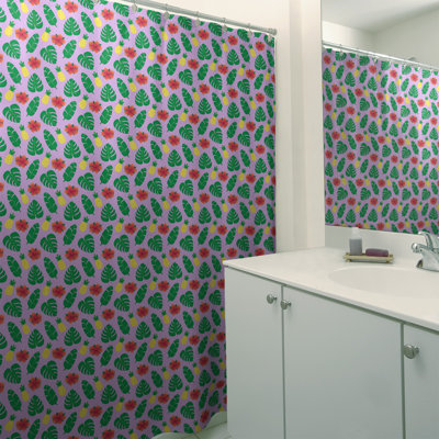 Rideau de douche tropical simple elizabeth katelyn