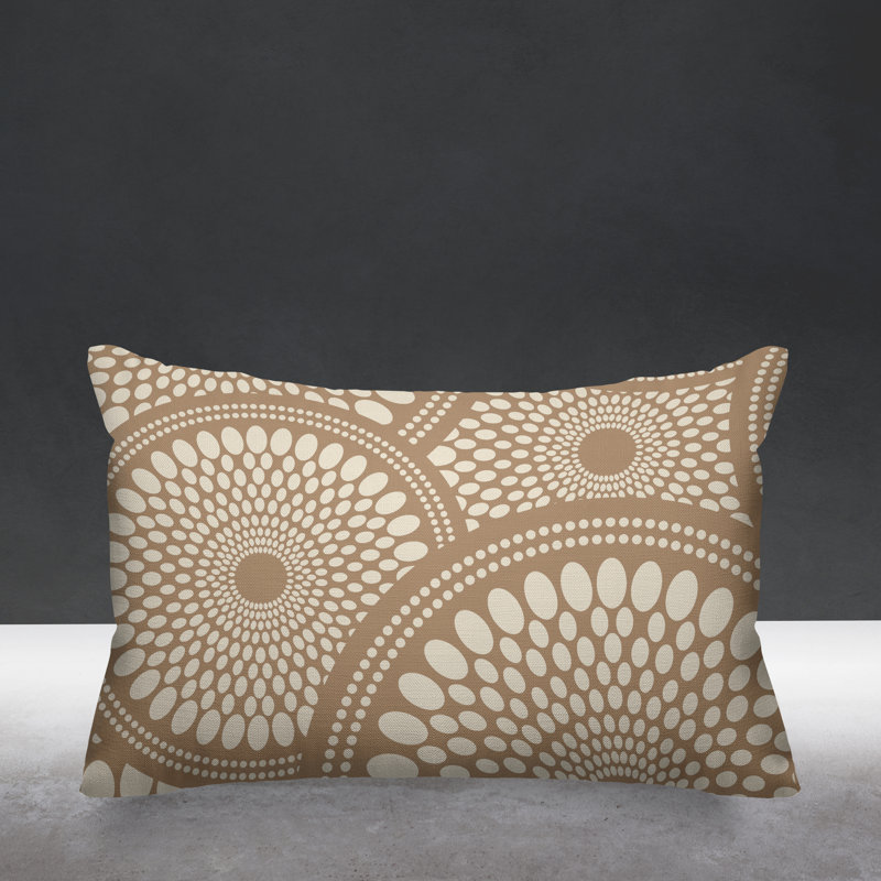 Housse et insert de coussin rectangulaire d'extérieur Penn, Beige