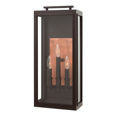 Sutcliffe 3-Light Outdoor Wall Lantern