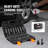 360 Degree Swivel Impact Sockets Set 14pcs 6-Point 3/8in Drive Socket Set
