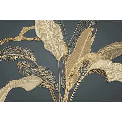 Papier peint amovible Big Big Leaves
